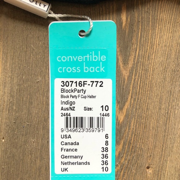 Cute navy blue bikini top - Picture 4 of 5